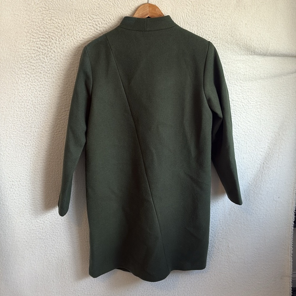 Elegant Green Pea Coat - Picture 7 of 8